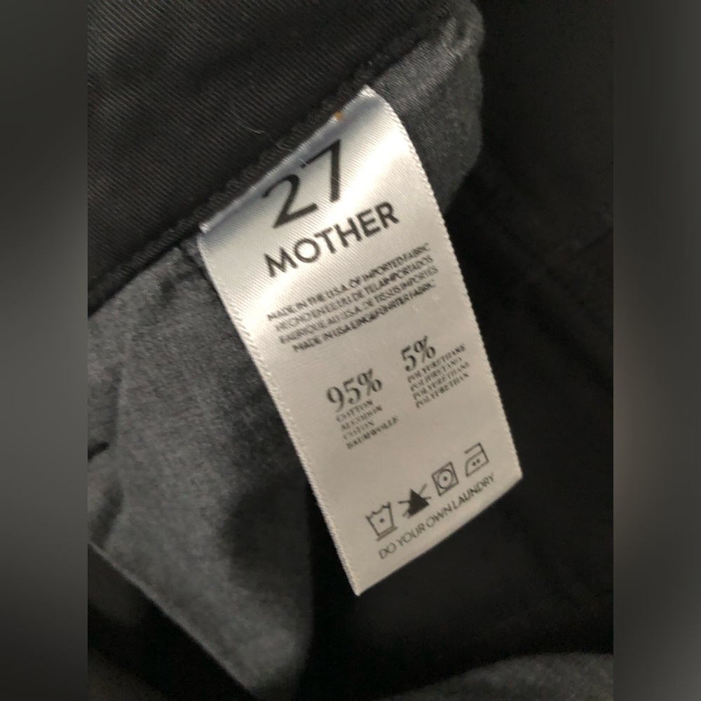 MOTHER The Misfit A Walk in The Park Black Size 27 - Picture 9 of 10